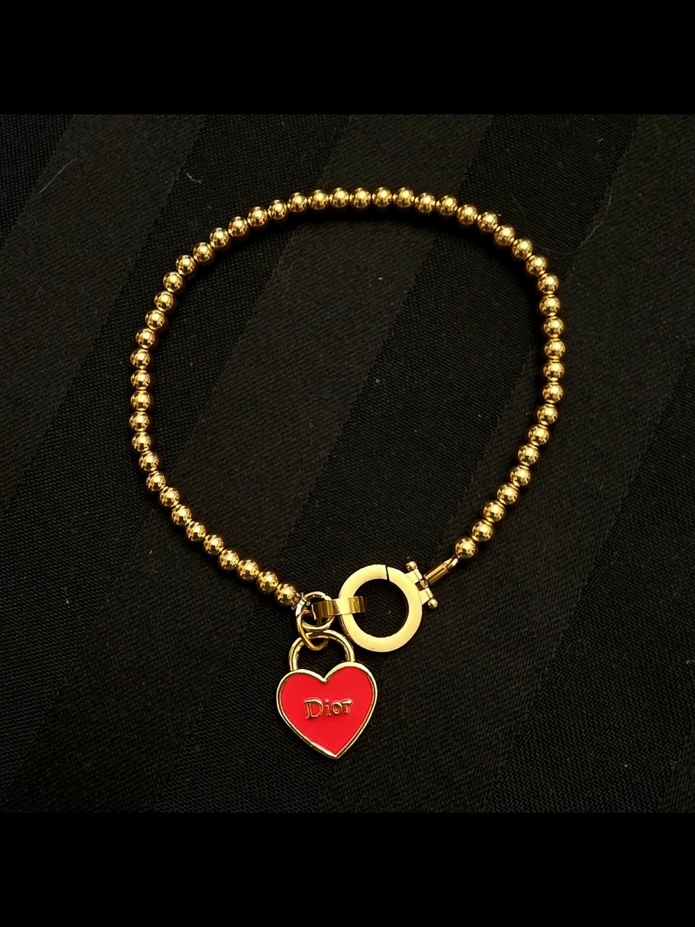 ✨ One-of-a-Kind Upcycled Authentic Dior Charm Bracelet ✨ - Picture 3 of 6